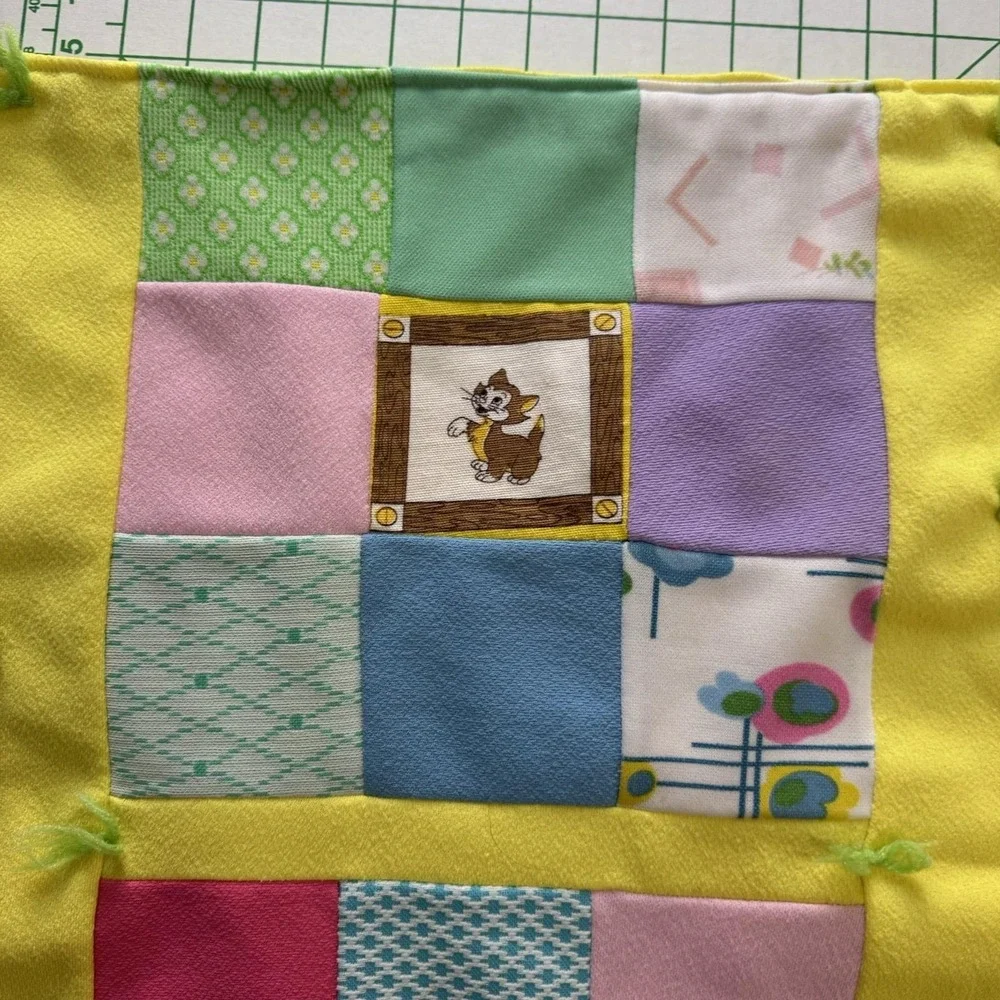 Quilt Patchwork Pinocchio Characters Handmade Baby 36